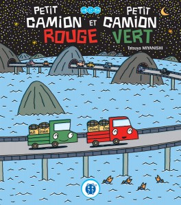 camion-vert-camion-rouge