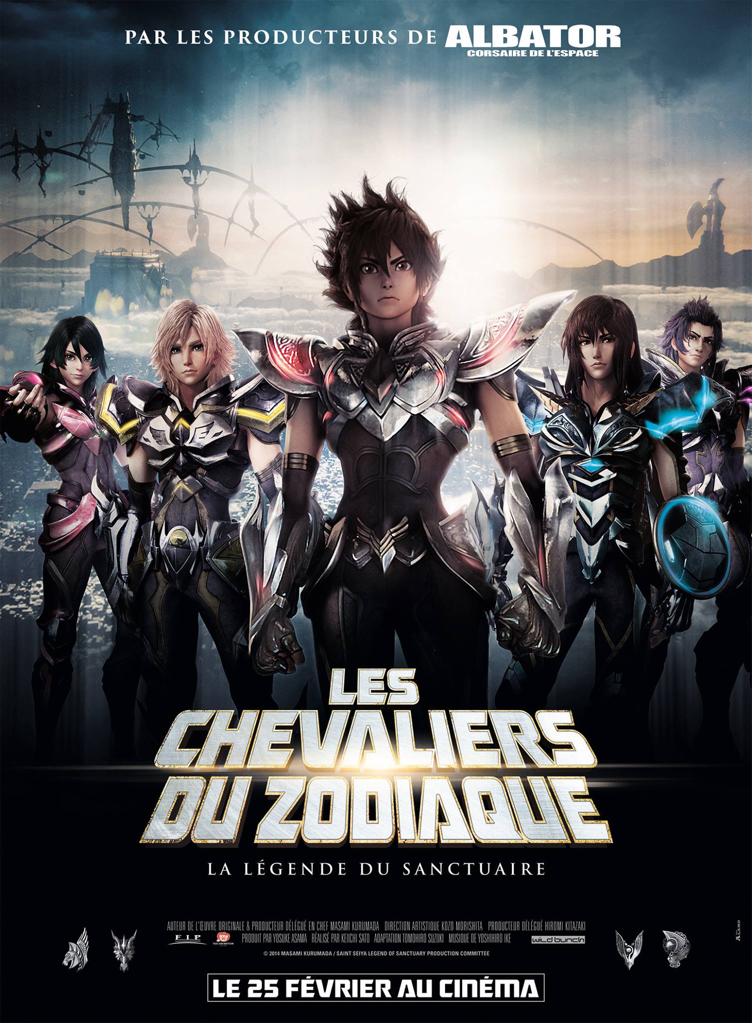 Les Chevaliers du Zodiaque - La légende du Sanctuaire Affiche fr